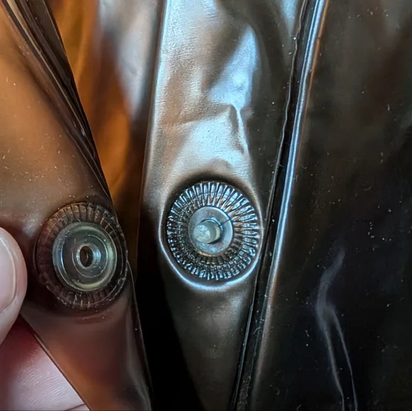 Stunning Retro Dorothy Perkins Pakamac Semi-transparent Brown Hooded Rain Jacket - Picture 12 of 16